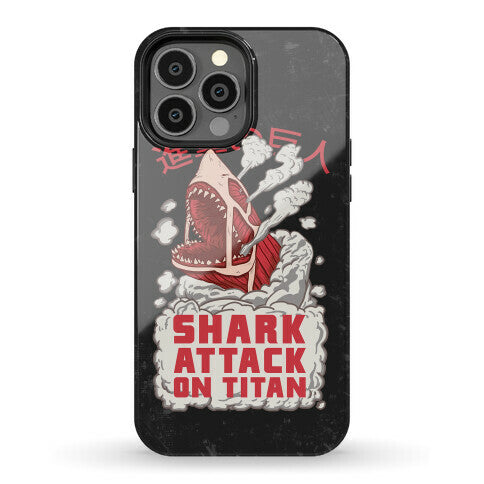 Shark Attack On Titan Phone Case